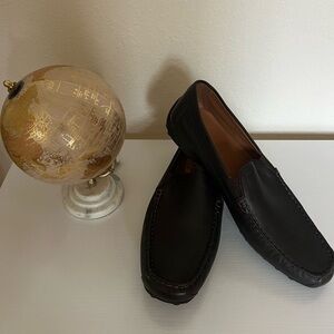 Geox Brown Loafers Slip-On Shoes